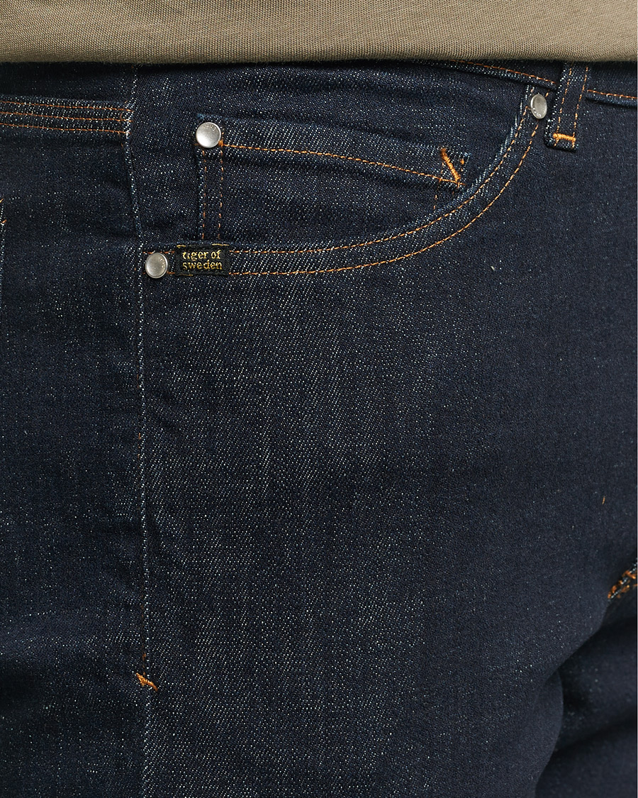 Mies | Farkut | Tiger of Sweden | Evolve Stretch Cotton Jeans Royal Blue