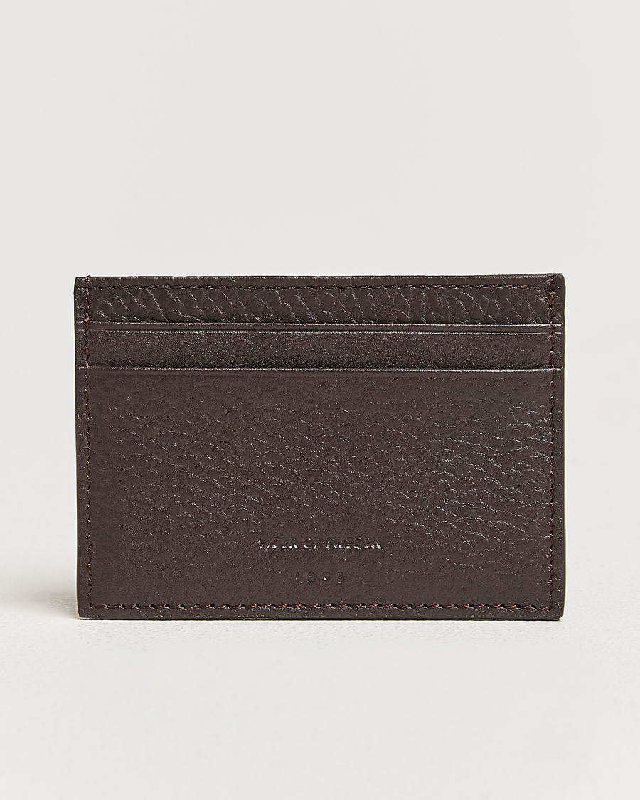 Mies | Tiger of Sweden Wharf Card Holder Dark Brown | Tiger of Sweden | Wharf Card Holder Dark Brown