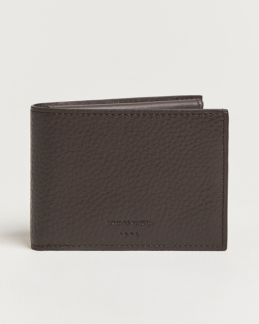 Mies | Tiger of Sweden Wivalius Leather Wallet Dark Brown | Tiger of Sweden | Wivalius Leather Wallet Dark Brown
