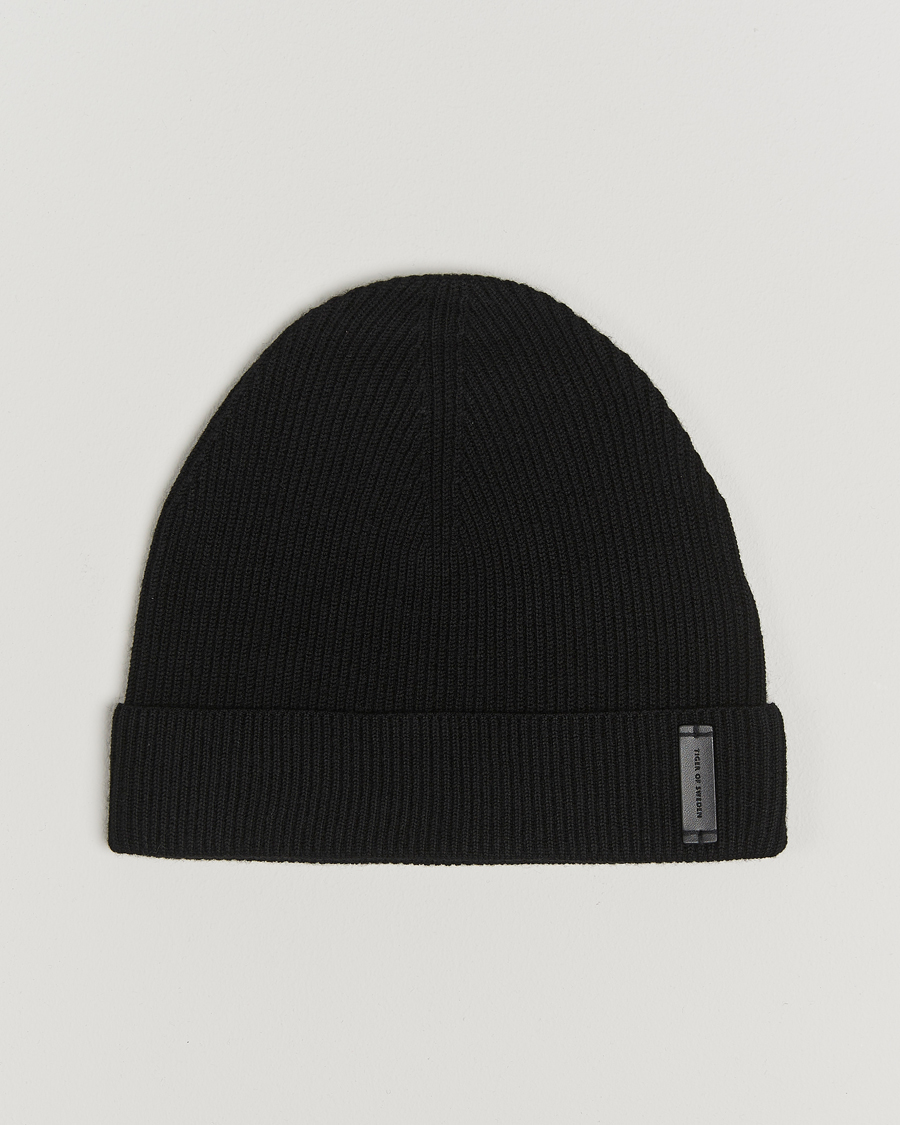 Mies | Tiger of Sweden Caldu Wool Beanie Black | Tiger of Sweden | Caldu Wool Beanie Black