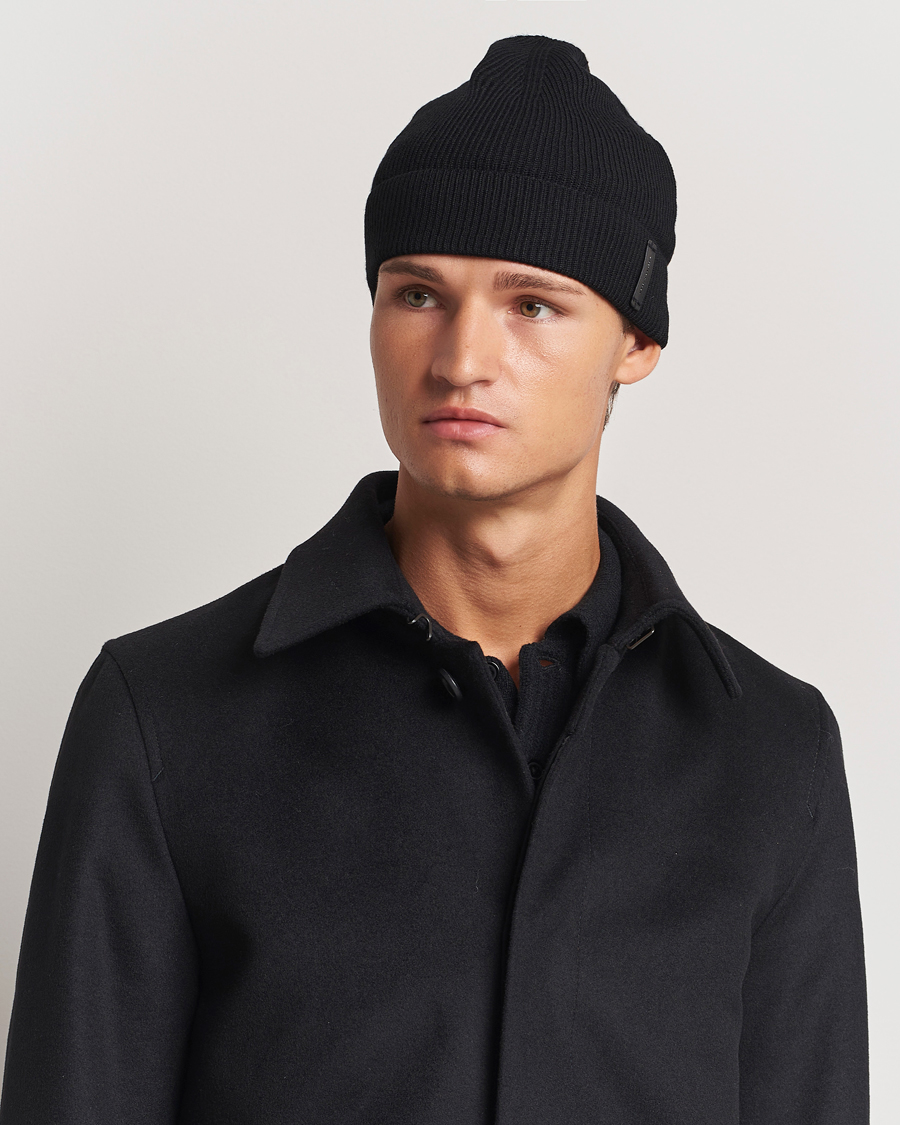 Mies | Tiger of Sweden Caldu Wool Beanie Black | Tiger of Sweden | Caldu Wool Beanie Black