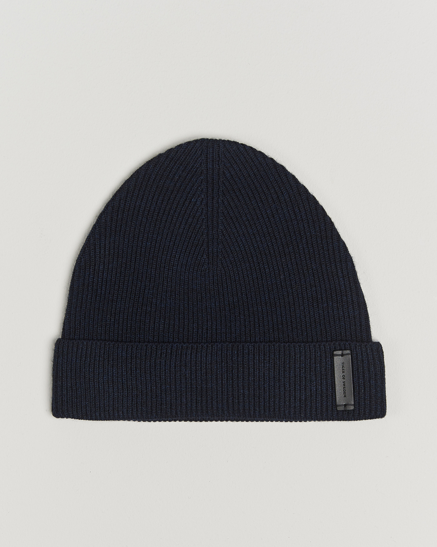 Mies | Tiger of Sweden Caldu Wool Beanie Light Ink | Tiger of Sweden | Caldu Wool Beanie Light Ink