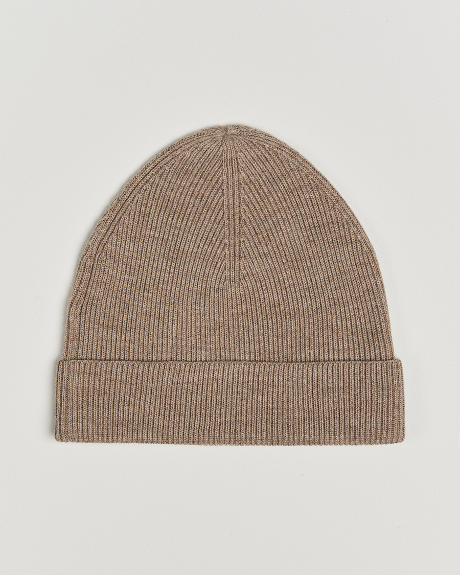 Mies | Tiger of Sweden Caldu Wool Beanie Beige Melange | Tiger of Sweden | Caldu Wool Beanie Beige Melange