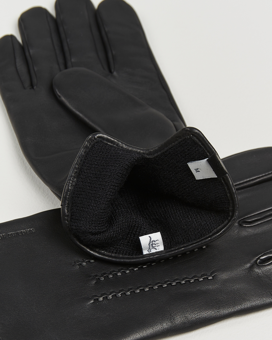 Mies | Tiger of Sweden Garvin Leather Gloves Black | Tiger of Sweden | Garvin Leather Gloves Black