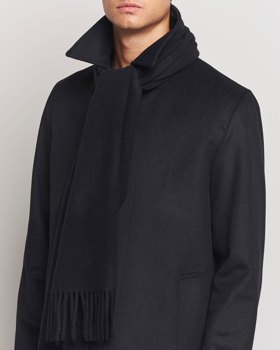 Mies | Tiger of Sweden Sylan Wool Scarf Black | Tiger of Sweden | Sylan Wool Scarf Black