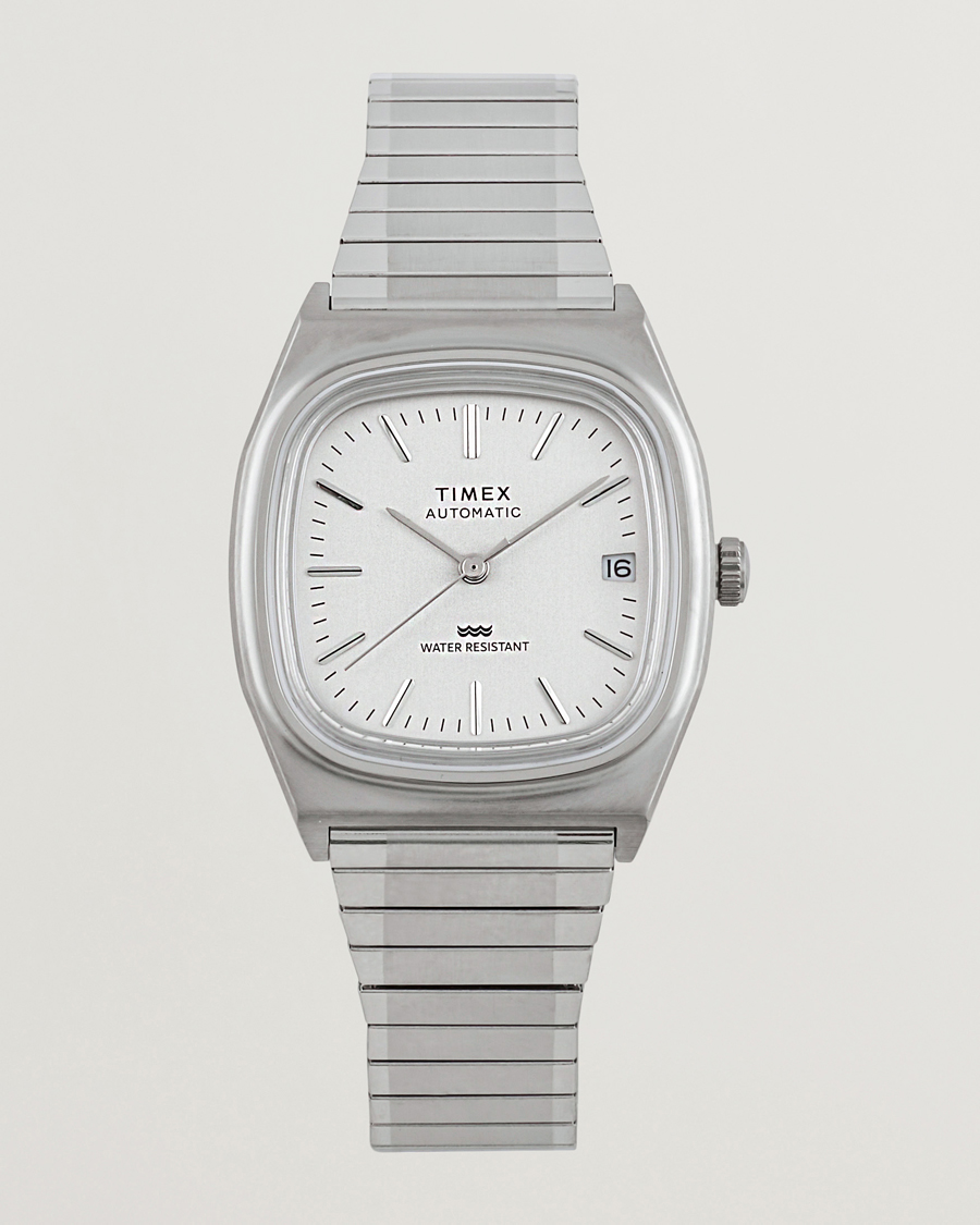 Mies | Timex 1983s Automatic Reissue 34mm White Dial | Timex | 1983s Automatic Reissue 34mm White Dial