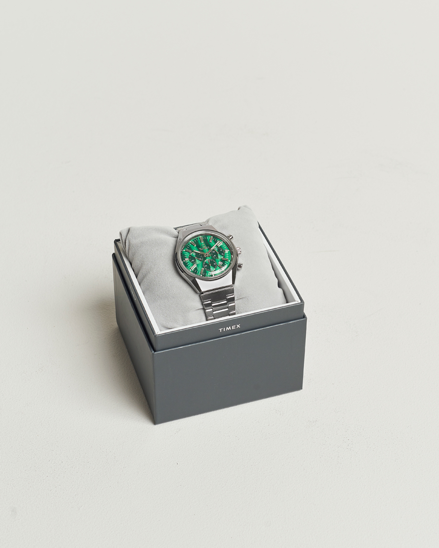 Mies | Timex Q Timex Falcon Eye Chronograph 40mm Green Dial | Timex | Q Falcon Eye Chronograph 40mm Green Dial