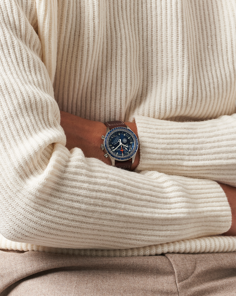 Mies | Timex Pan Am Flyback Chronograph 43mm Blue Dial | Timex | Pan Am Flyback Chronograph 43mm Blue Dial