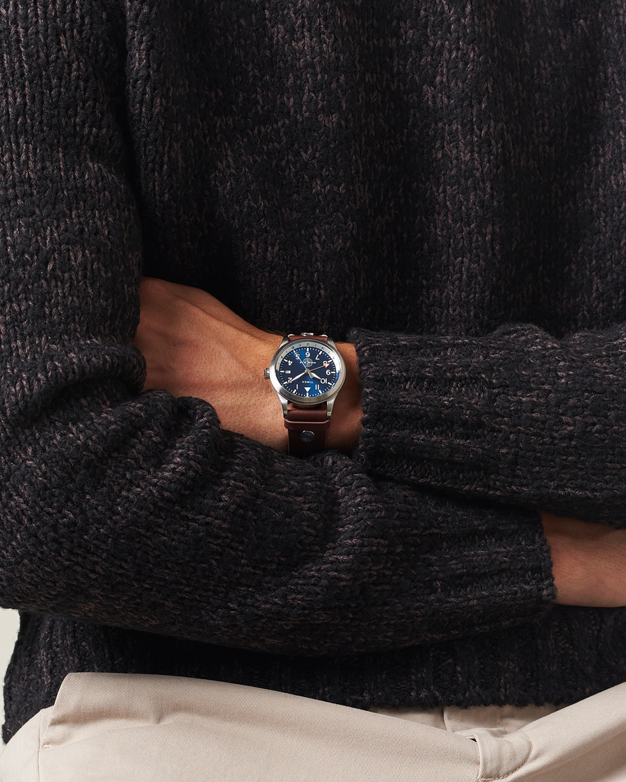 Mies | Timex Pan Am GMT Stainless Steel 39mm Blue Dial | Timex | Pan Am GMT Stainless Steel 39mm Blue Dial