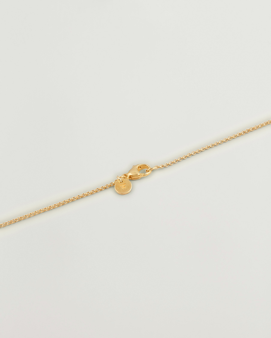 Mies | Korut | Tom Wood | Cushion Pendant Tiger Eye Gold