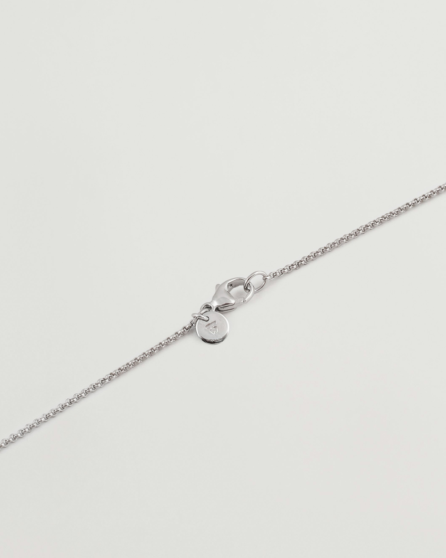Mies | Korut | Tom Wood | Cushion Pendant Onyx Silver