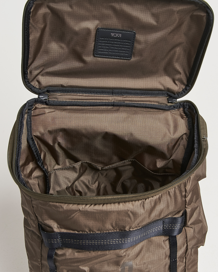 Mies | TUMI Alpha Bravo Packable Backpack Olive | TUMI | Alpha Bravo Packable Backpack Olive