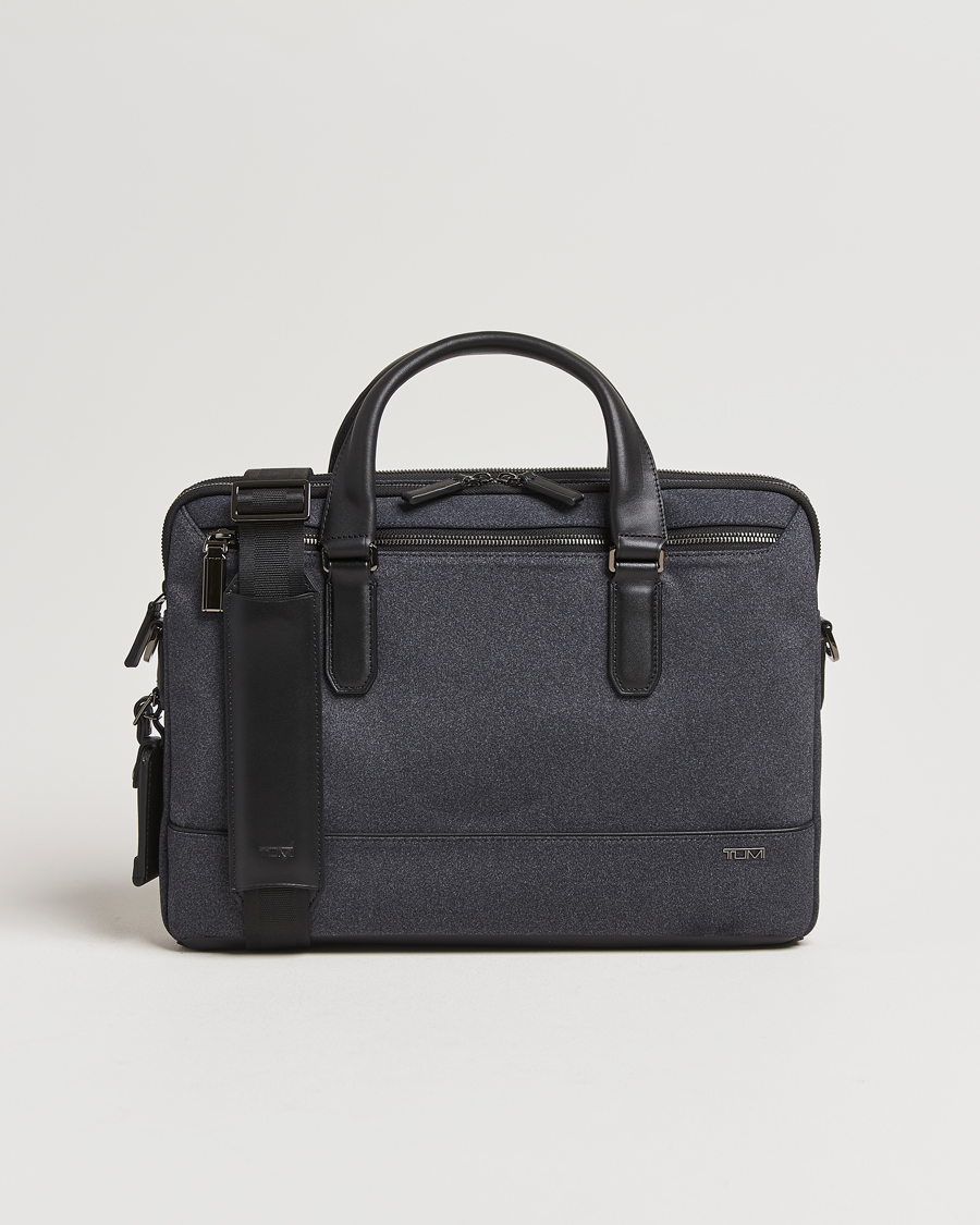 Mies | TUMI Harrison Sycamore Slim Briefcase Dark Charcoal | TUMI | Harrison Sycamore Slim Briefcase Dark Charcoal