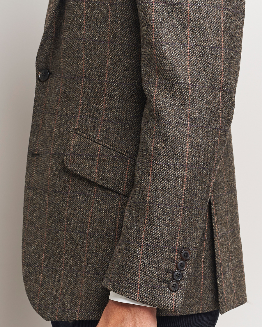 Mies | Pikkutakit | Walker Slater | Edward Lambswool Windowpane Blazer Brown