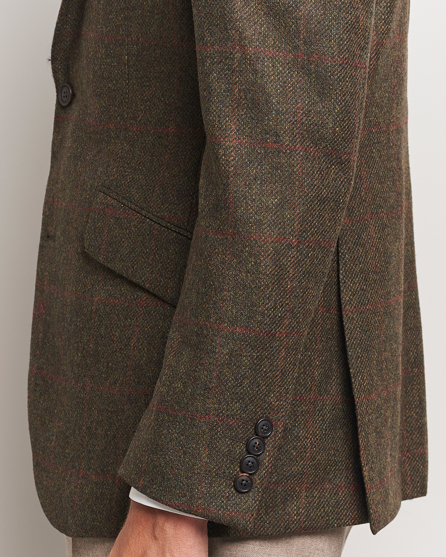 Mies | Pikkutakit | Walker Slater | Edward Lambswool Windowpane Blazer Green
