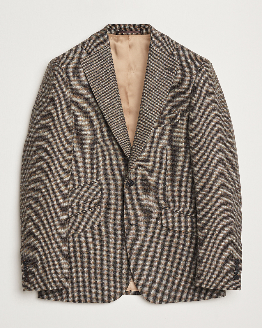 Mies | Pikkutakit | Walker Slater | Edward Lambswool Pepita Blazer Brown