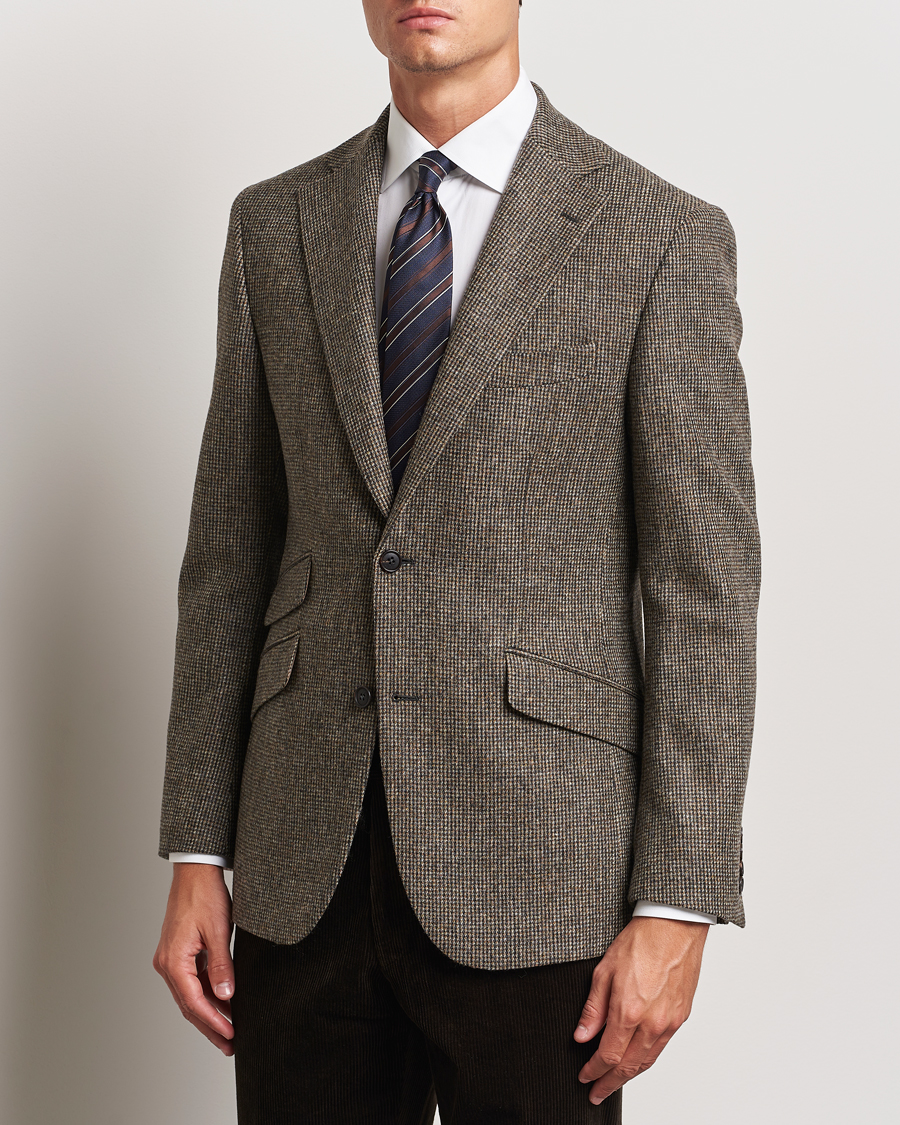 Mies | Pikkutakit | Walker Slater | Edward Lambswool Pepita Blazer Brown