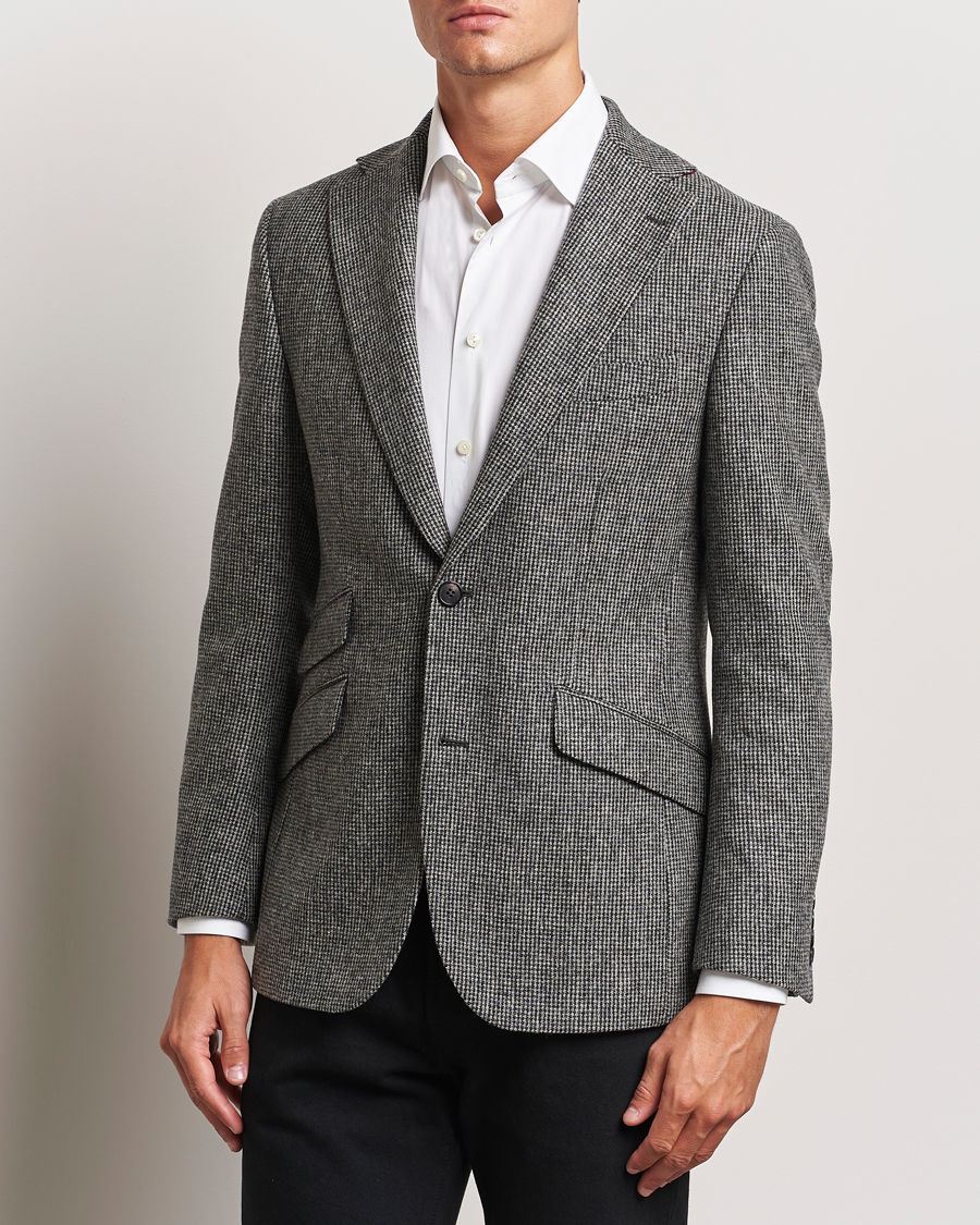 Mies | Pikkutakit | Walker Slater | Edward Lambswool Pepita Blazer Grey/Black