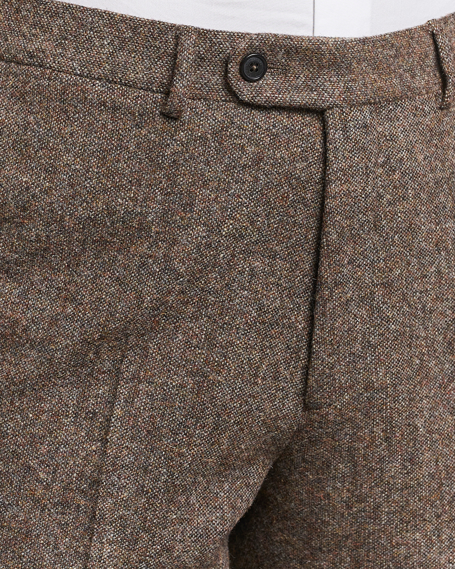 Mies | Housut | Walker Slater | Edward Wool Donegal Trousers Brown