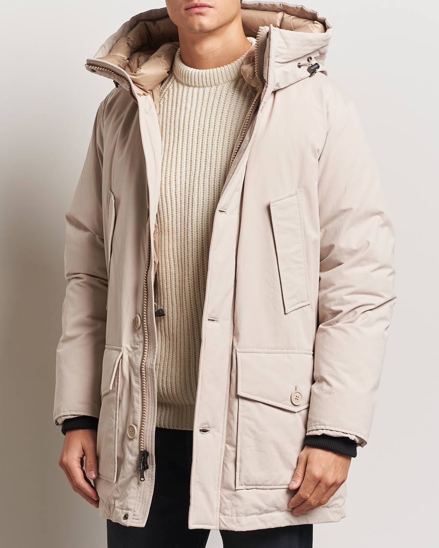 Mies | Takit | Woolrich | Peached Cotton Arctic Parka Oxford Tan