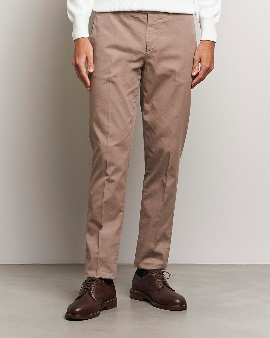 Mies | Housut | Brunello Cucinelli | Slim Fit Chinos Khaki