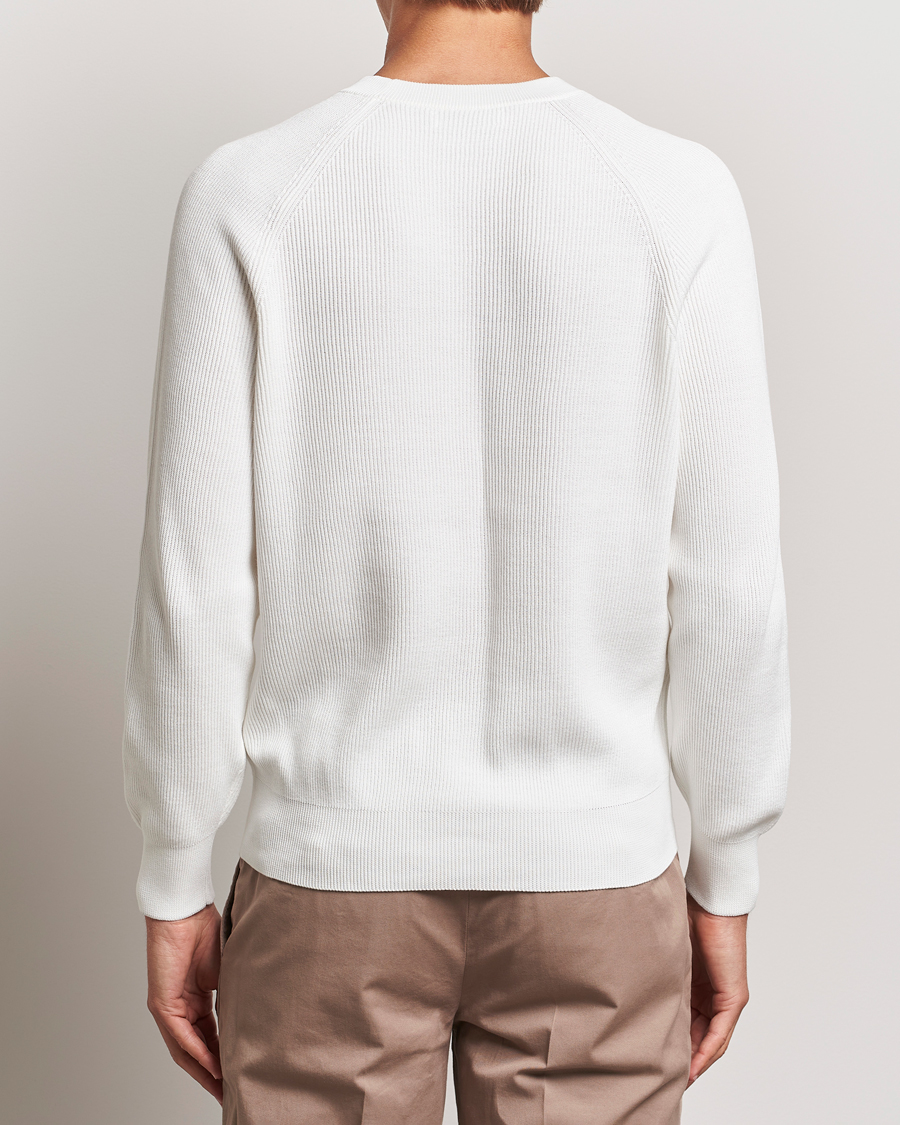 Mies | Puserot | Brunello Cucinelli | Cotton Rib Crew Neck Panama