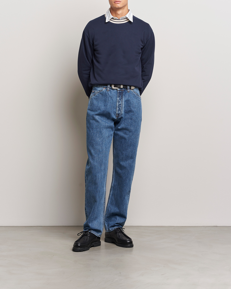 Mies | Farkut | Drake's | 5-Pocket Japanese Selvedge Jeans Bleach