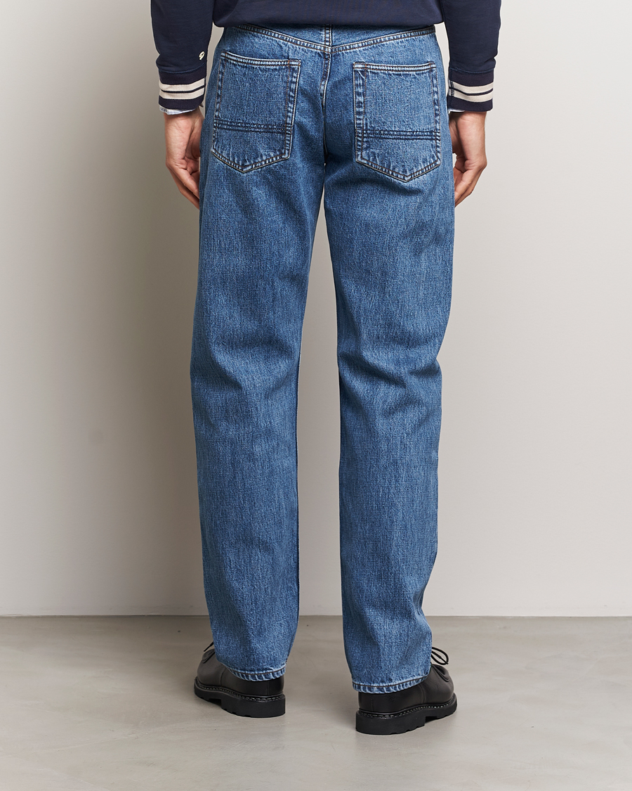Mies | Farkut | Drake's | 5-Pocket Japanese Selvedge Jeans Bleach