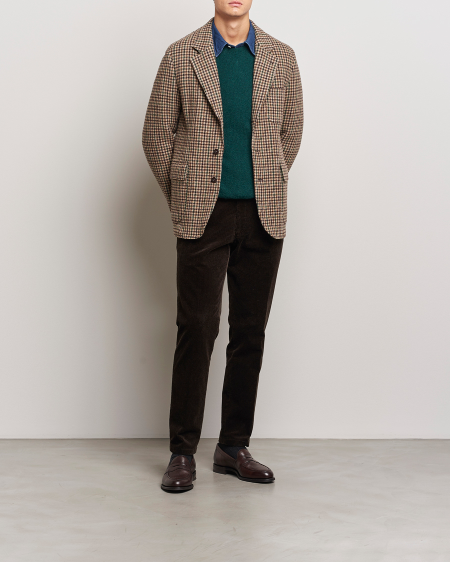 Mies | Pikkutakit | Drake's | MKVII Gun Check Tweed Blazer Brown