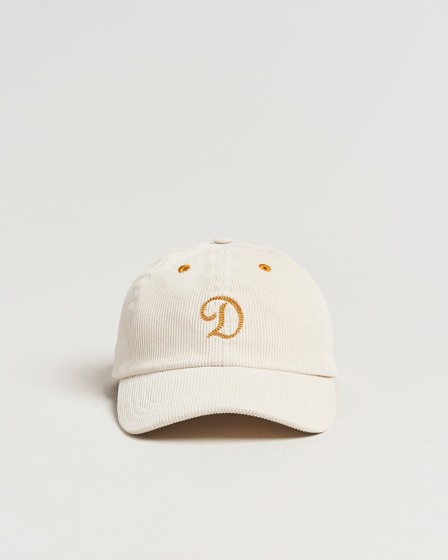 Mies | Drake's D'Capital Embroidery Cord Cap Ecru | Drake's | D'Capital Embroidery Cord Cap Ecru