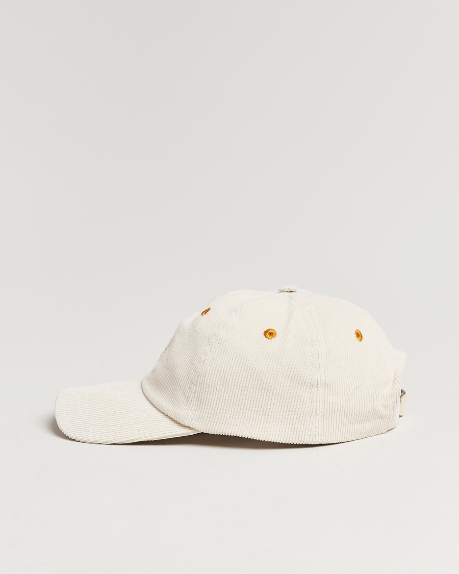 Mies | Drake's D'Capital Embroidery Cord Cap Ecru | Drake's | D'Capital Embroidery Cord Cap Ecru