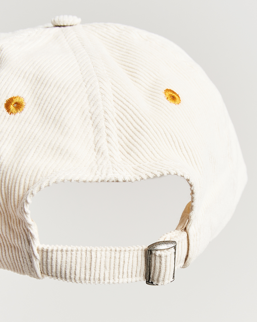 Mies | Drake's D'Capital Embroidery Cord Cap Ecru | Drake's | D'Capital Embroidery Cord Cap Ecru