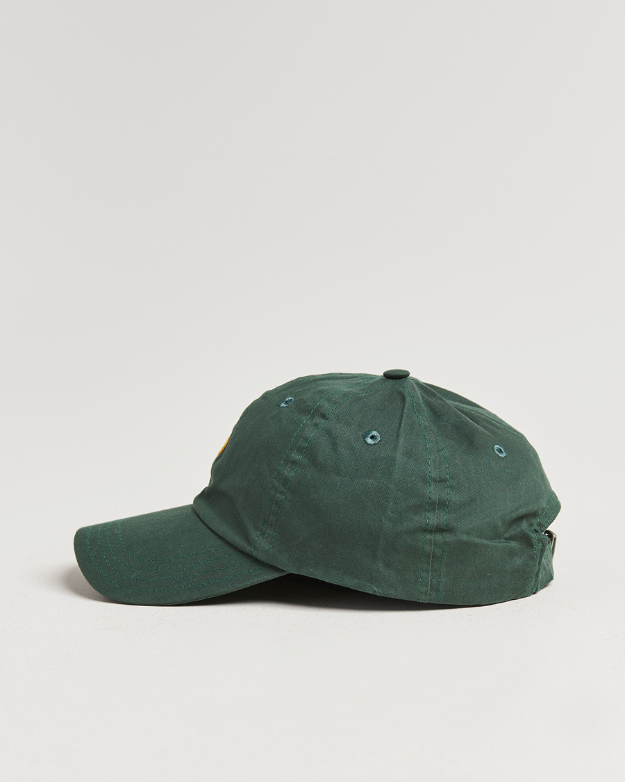 Mies | Drake's Waxed Herringbone Cap Bottle Green | Drake's | Waxed Herringbone Cap Bottle Green