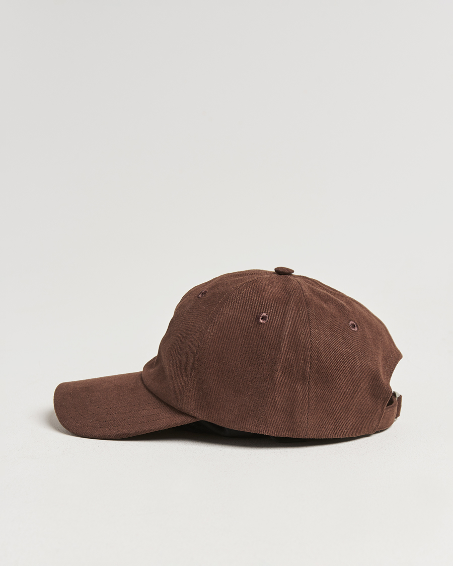 Mies | Drake's Embroidered Dog Heavy Twill Cap Brown | Drake's | Embroidered Dog Heavy Twill Cap Brown