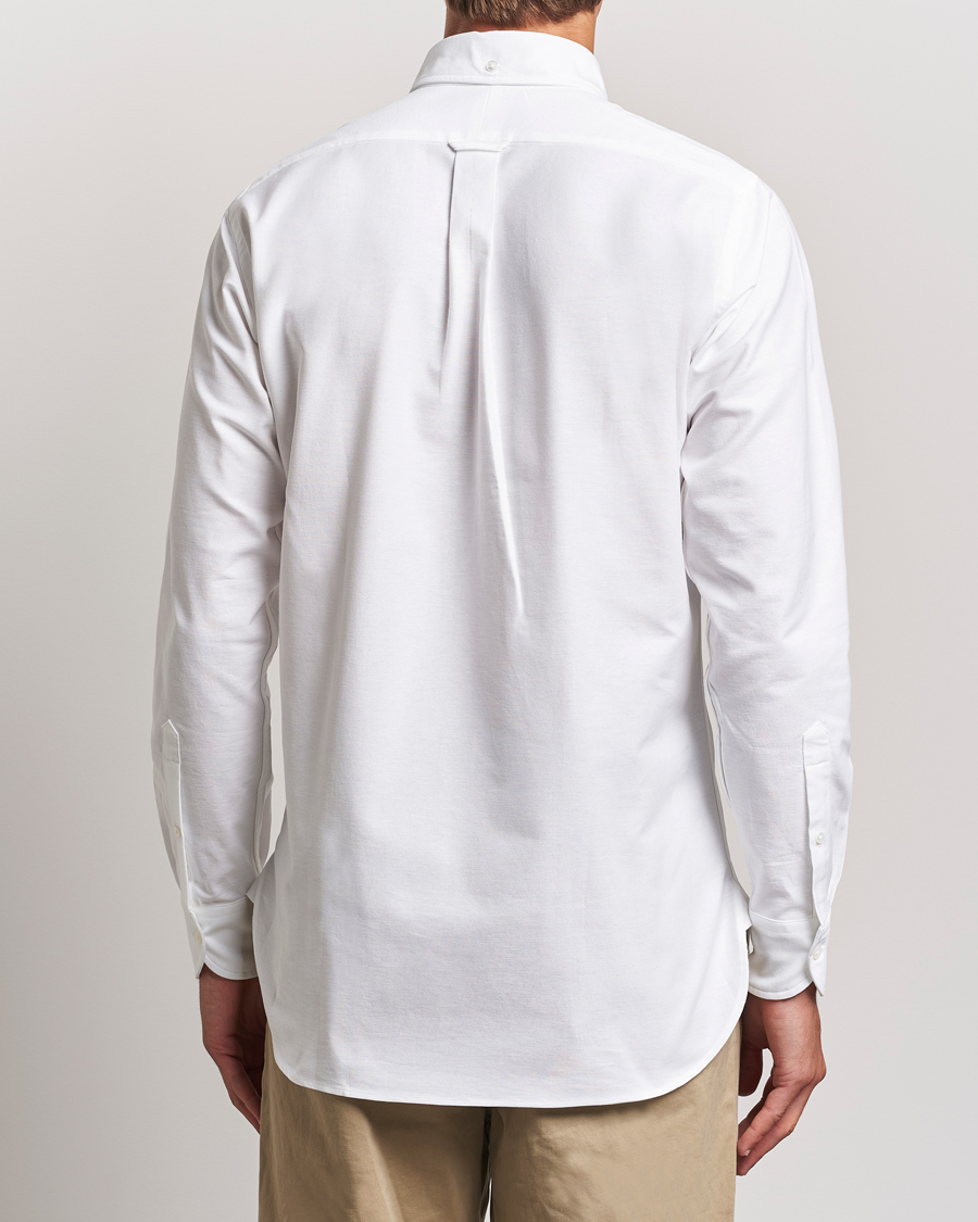 Mies | Kauluspaidat | Drake's | Button Down Oxford Shirt White