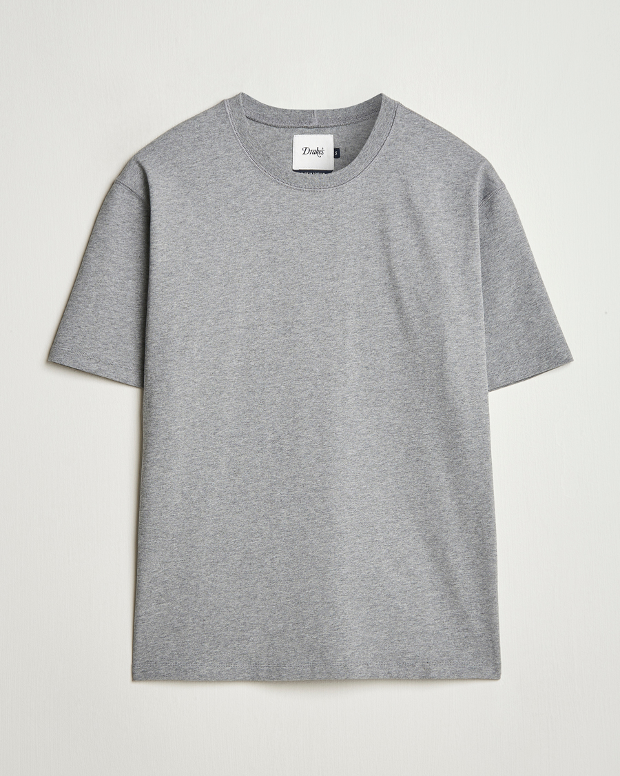 Mies | T-paidat | Drake's | Short Sleeve Hiking T-Shirt Grey