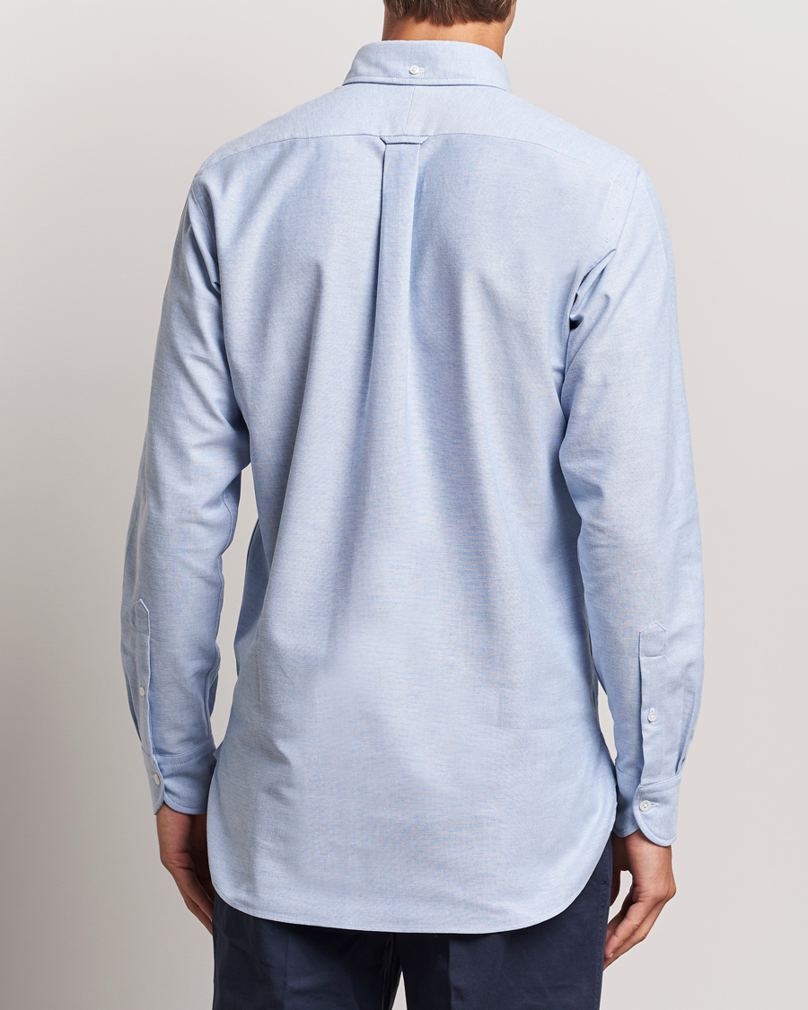 Mies | Kauluspaidat | Drake's | Button Down Oxford Shirt Blue