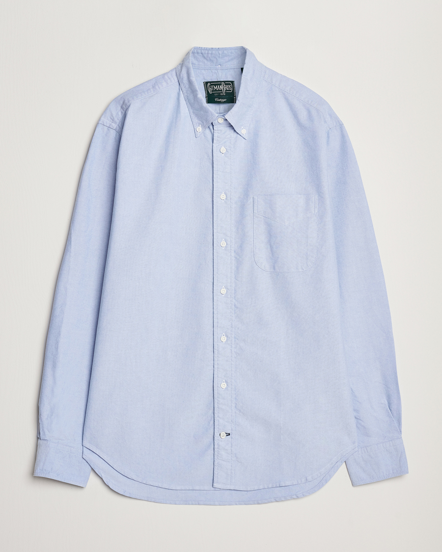 Mies | Kauluspaidat | Gitman Vintage | Button Down Oxford Shirt Light Blue