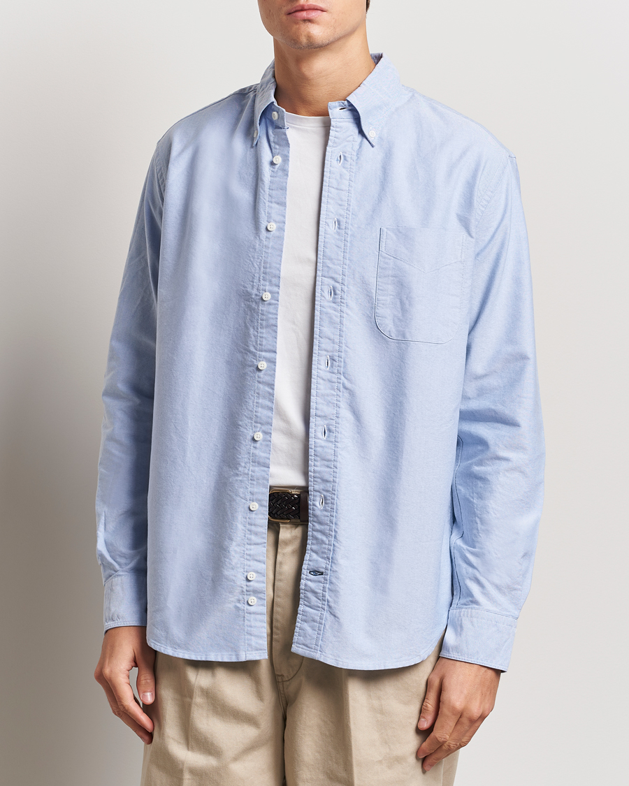 Mies | Kauluspaidat | Gitman Vintage | Button Down Oxford Shirt Light Blue