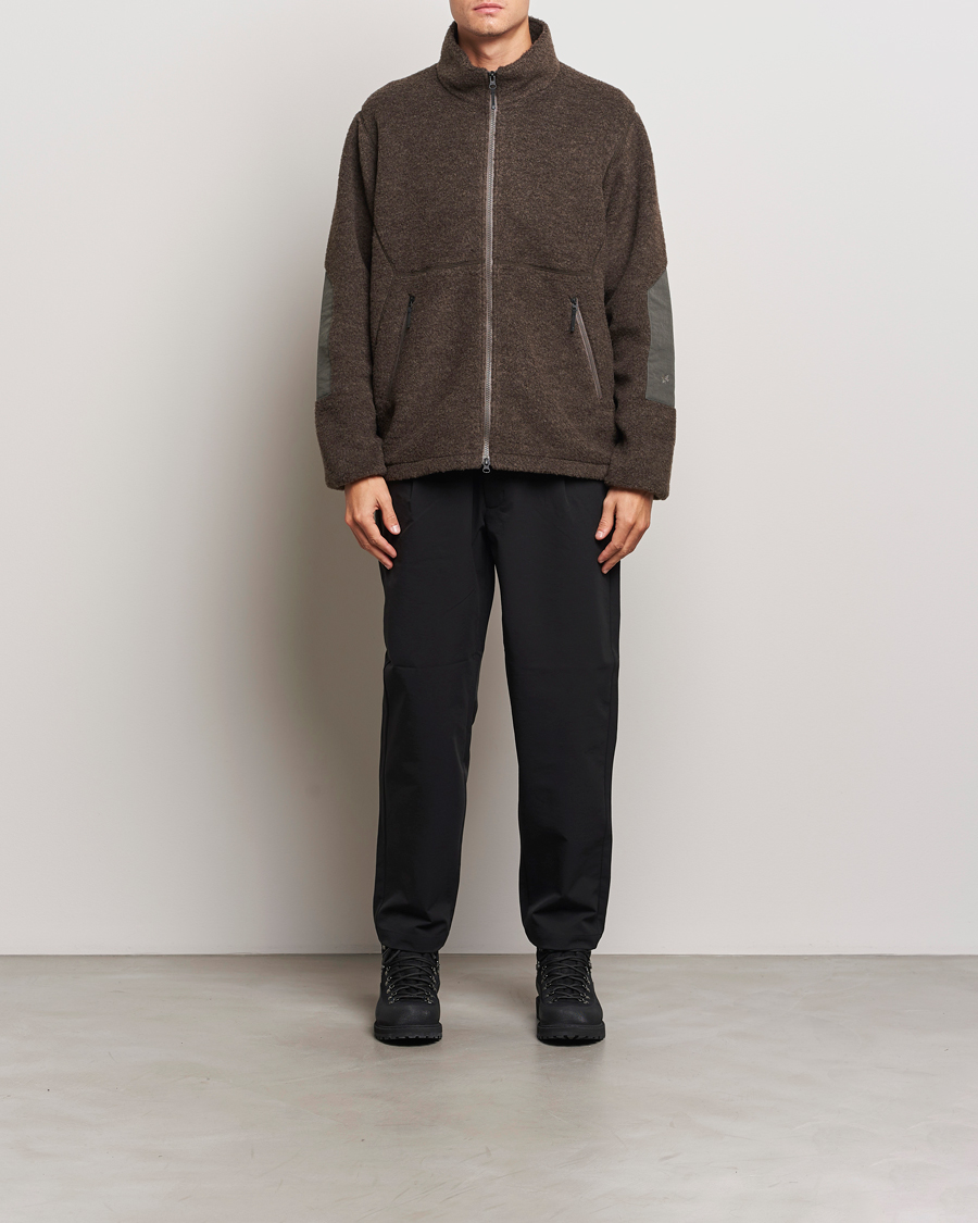 Mies | Takit | Goldwin | Wool Boa Fleece Jacket Brown