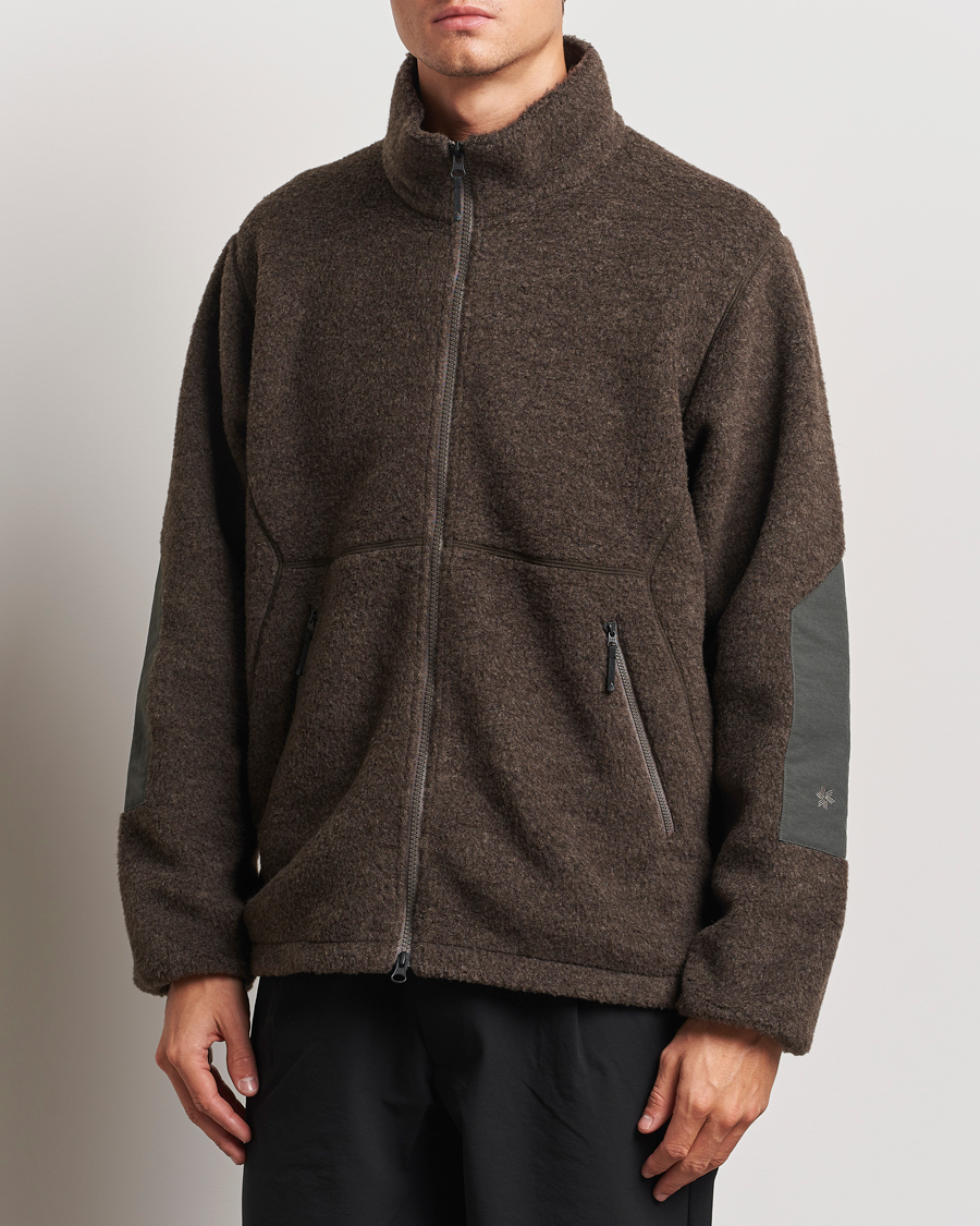 Mies | Takit | Goldwin | Wool Boa Fleece Jacket Brown