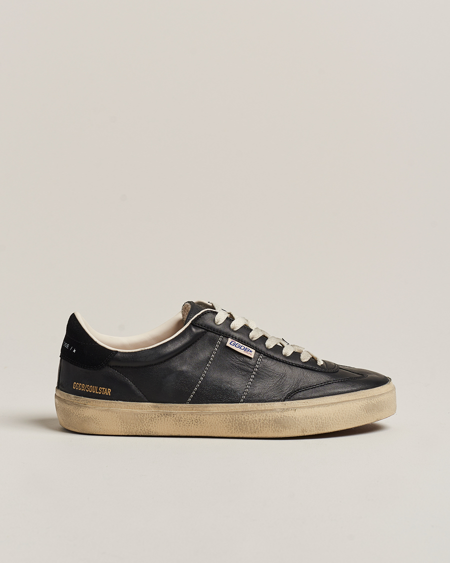 Mies | Golden Goose Soul-Star Sneakers Black Calf | Golden Goose | Soul-Star Sneakers Black Calf