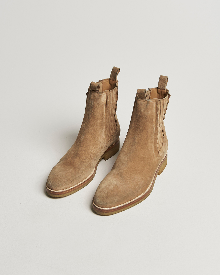 Mies | Golden Goose Chelsea Boots Beige Suede | Golden Goose | Chelsea Boots Beige Suede