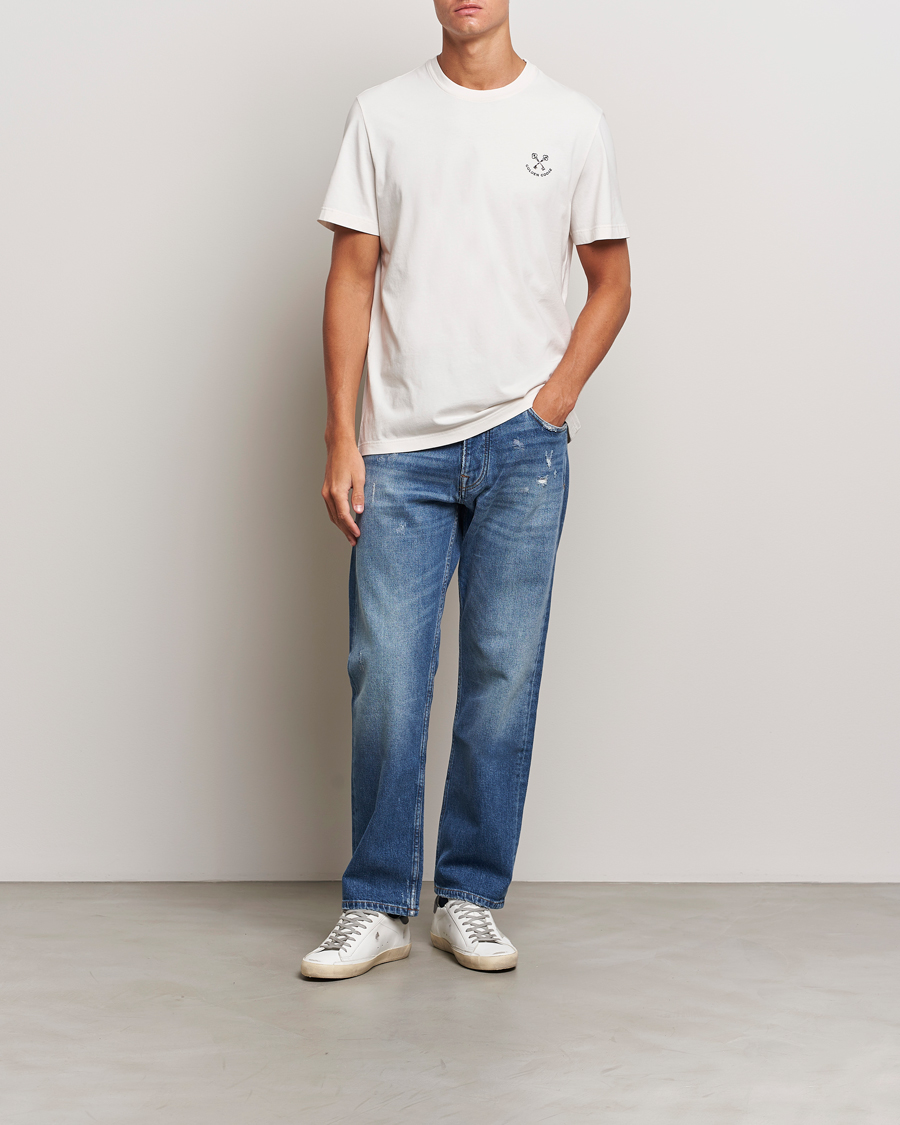 Mies | T-paidat | Golden Goose | Journey Short Sleeve T-Shirt Heritage White