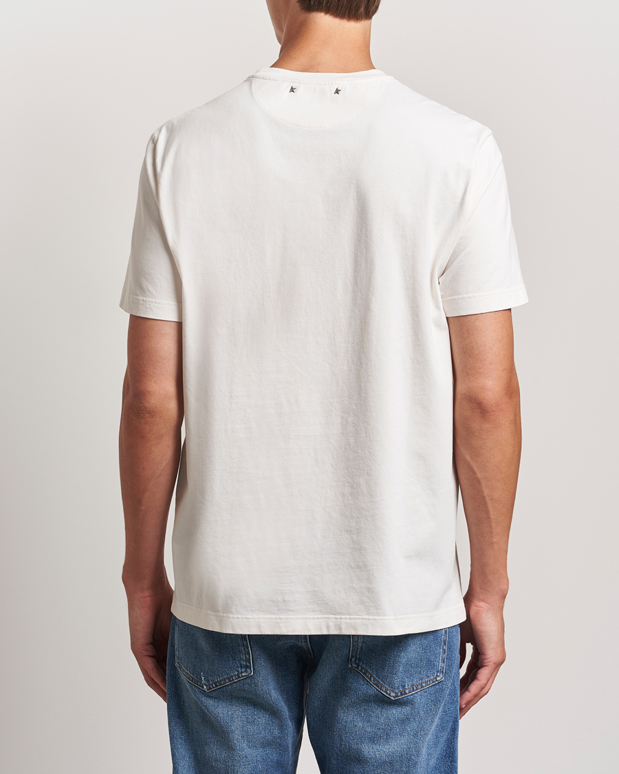 Mies | T-paidat | Golden Goose | Journey Short Sleeve T-Shirt Heritage White