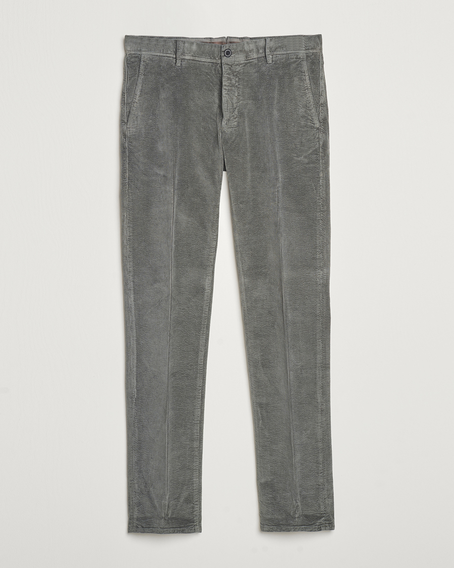 Mies | Housut | Incotex | Slim Fit Leisure Cord Slacks Grey