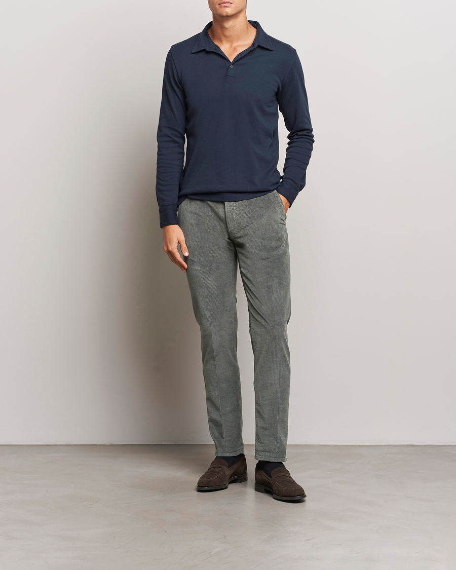 Mies | Housut | Incotex | Slim Fit Leisure Cord Slacks Grey