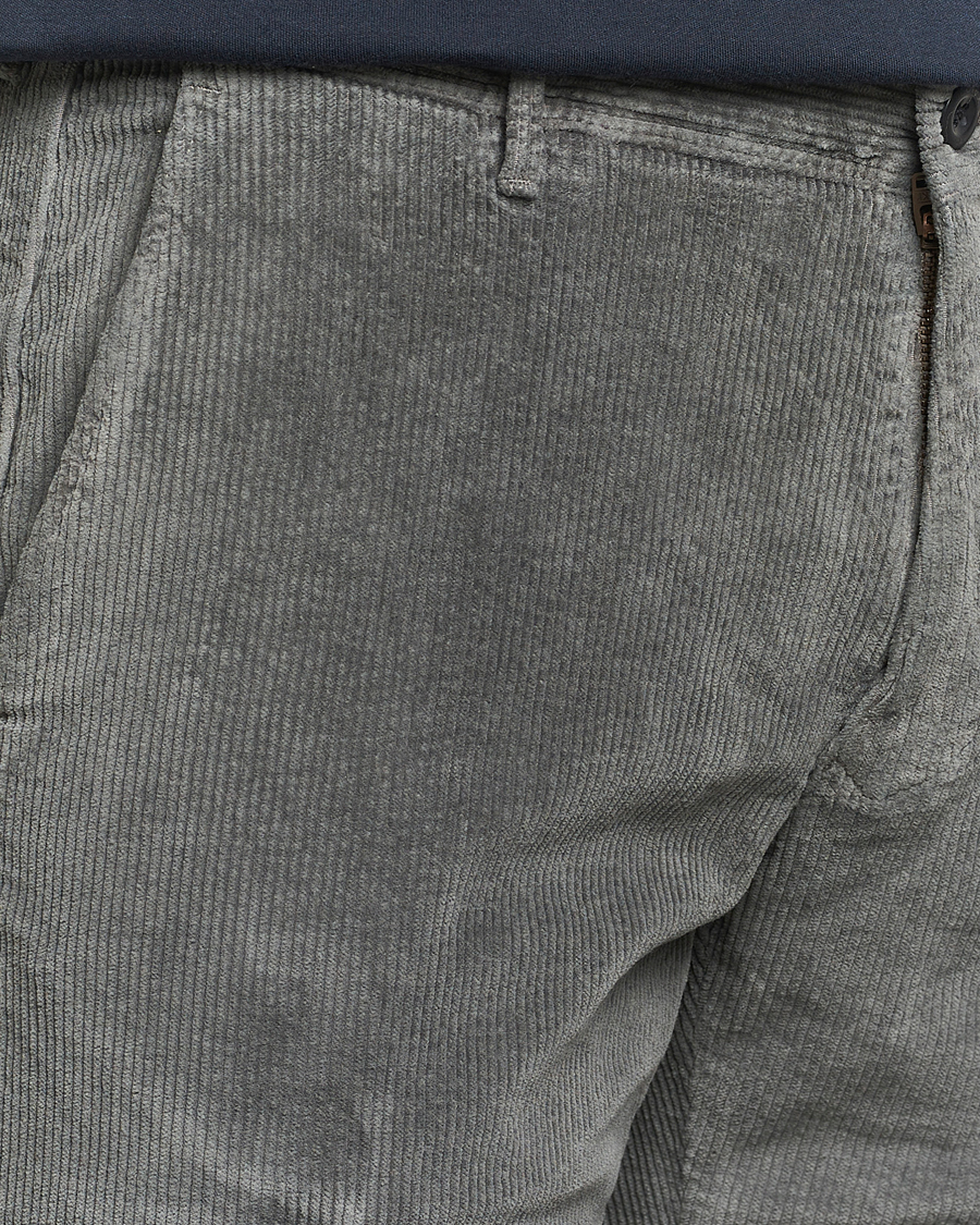 Mies | Housut | Incotex | Slim Fit Leisure Cord Slacks Grey