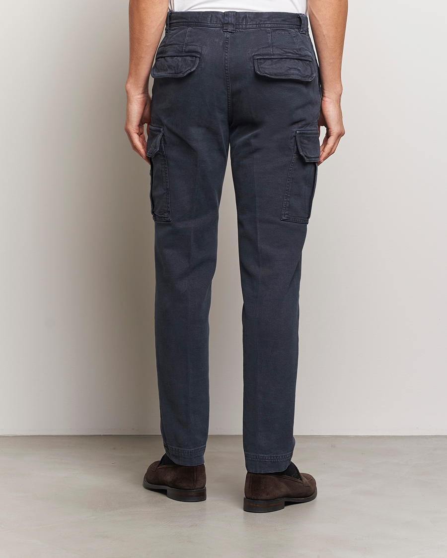 Mies | Housut | Incotex | Slim Fit Cargo Pants Navy