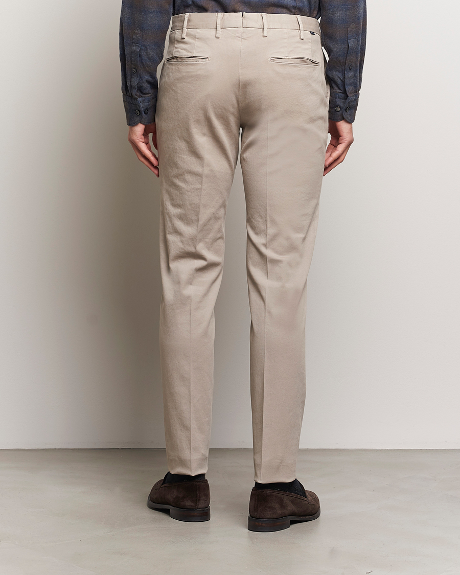 Mies | Housut | Incotex | Slim Fit Cotton Stretch Chinos Khaki